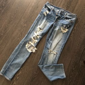 Tom girl distressed jeans NWOT sz 8XL
